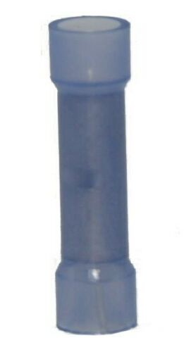 MVP 100 Blue Nylon Butt Splice Connectors 16-14 AWG Gauge - TEB14N Made in USA