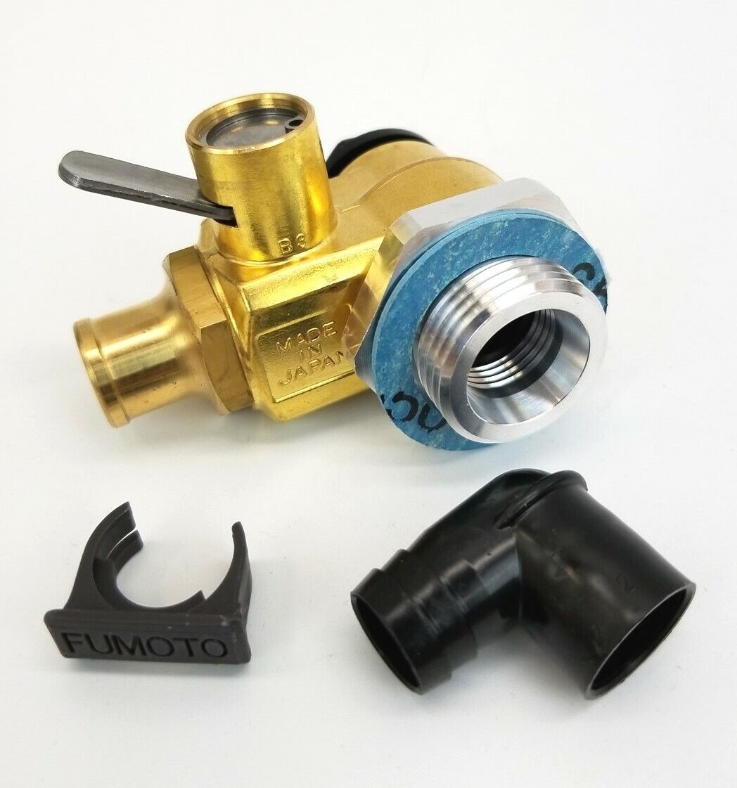 Fumoto T205SX Quick Oil Drain Valve w/ Nipple for Cat Caterpillar 1-1/8"-12 UNF