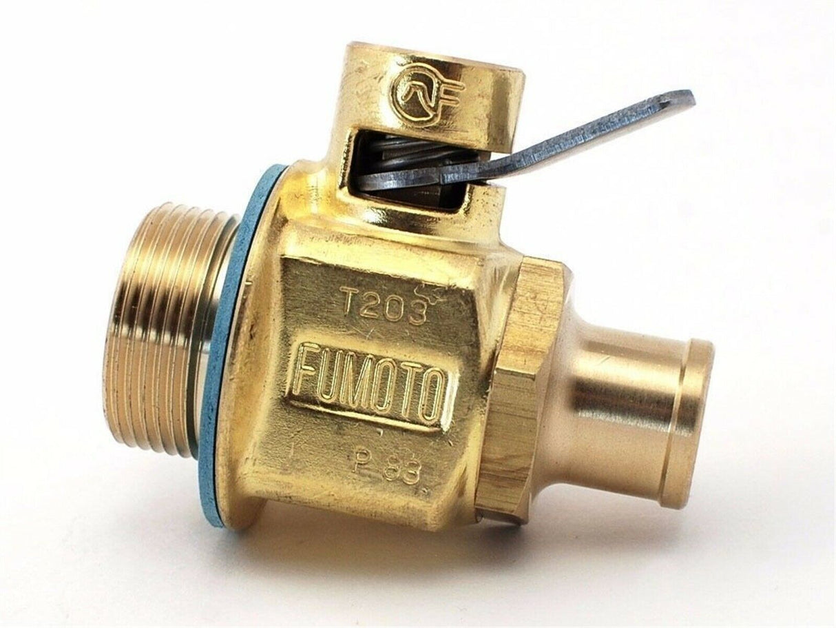 Fumoto T203NS - Oil Drain Valve 1"-18 UNS w/ Nipple Cumns L10 M11 ISM ISN T203N
