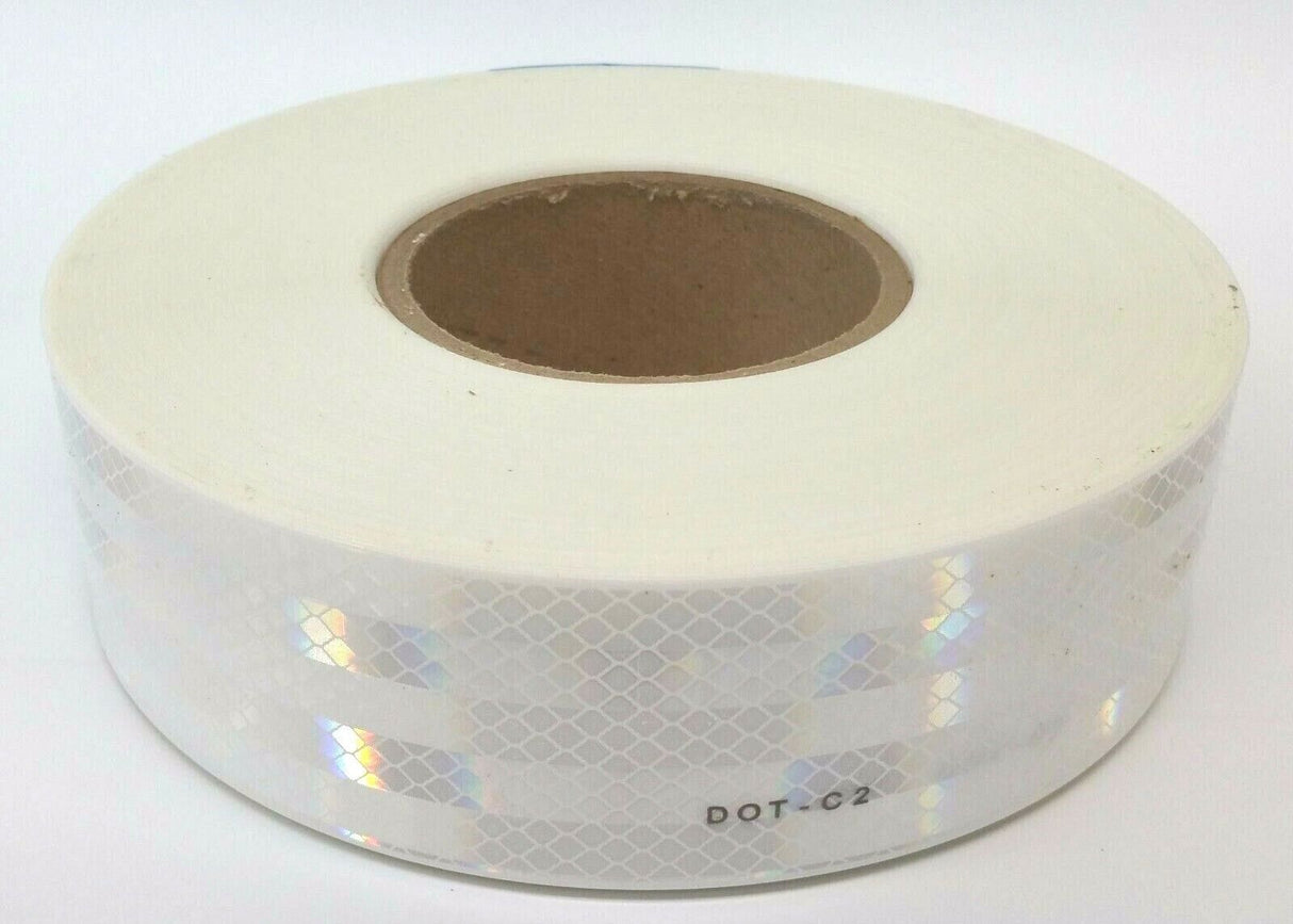 3M 67537 2" x 150' White Conspicuity Reflective Tape 983-10 Diamond Grade USA