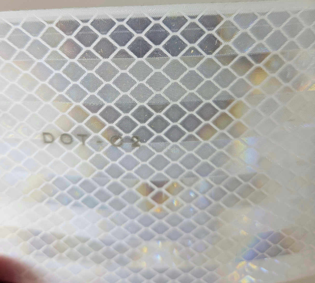 3M 3" x 150 Ft 983-Series Conspicuity Tape - 6" Red / 6" White - DOT-C2 logo