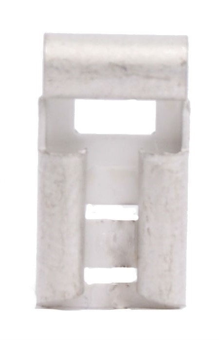 100 14-16 Ga Female .250" Flag 90° Wire Connector Terminal - Non Insulated