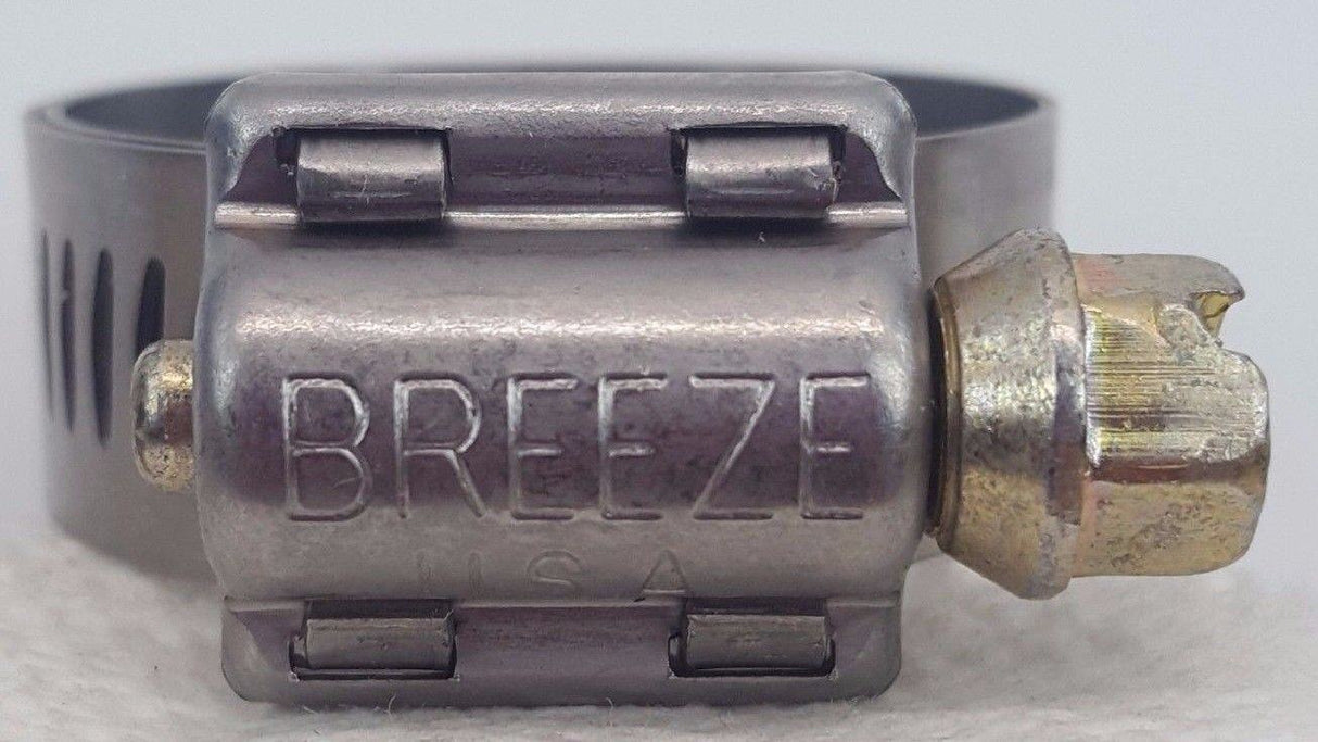 10 Breeze 9216 Liner Worm Drive Lined Hose Clamps 13/16" to 1-1/2" Made in USA