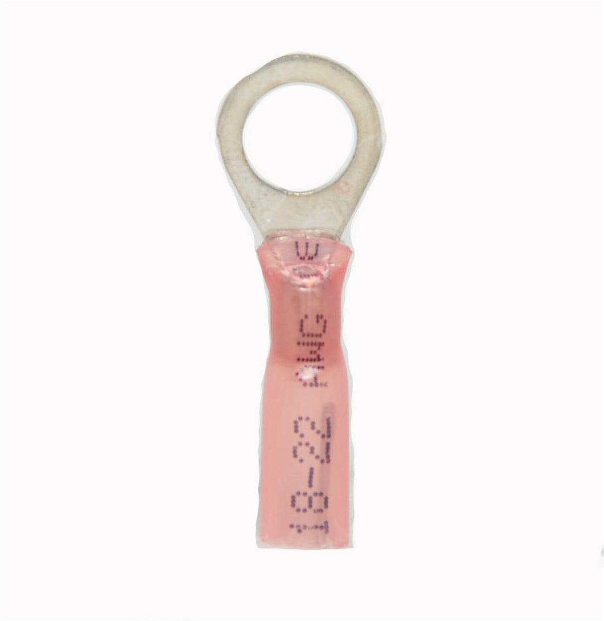 MVP 100 Red 18-22 AWG Ring Terminals 5/16" - Made in the USA w/ 3M Heat Shrink