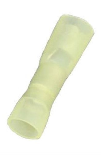 MVP 25 Pack 10-12 AWG Yellow Heat Shrink Insulated Female Bullet Terminal .195"