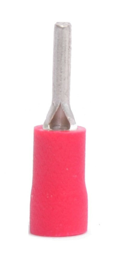 50 TP18V 18-22 Ga Vinyl Insulated Pin Wire Connector Terminals - Red