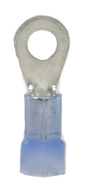 MVP 100 Blue 14-16 AWG Gauge Nylon Insulated #10 Stud Ring Terminals Made in USA