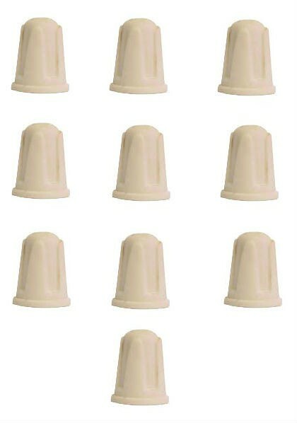 MVP 10 Medium Ceramic Twist Screw On Porcelain Wire Spring Connectors 10-22 Ga