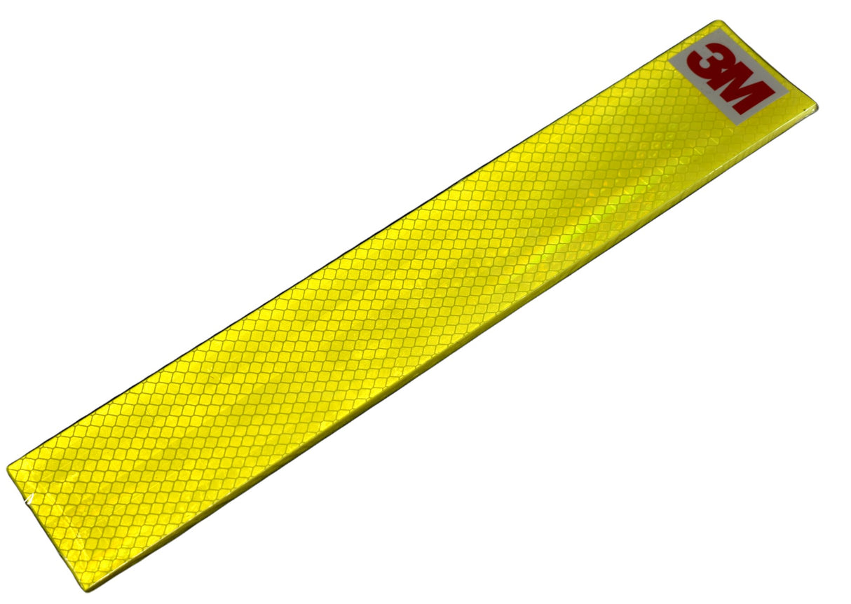 3M 983-23 Diamond Grade 2" x 12" Emergency Vehicle Marking Tape Fluorescent Yellow-Green - 10 Pack