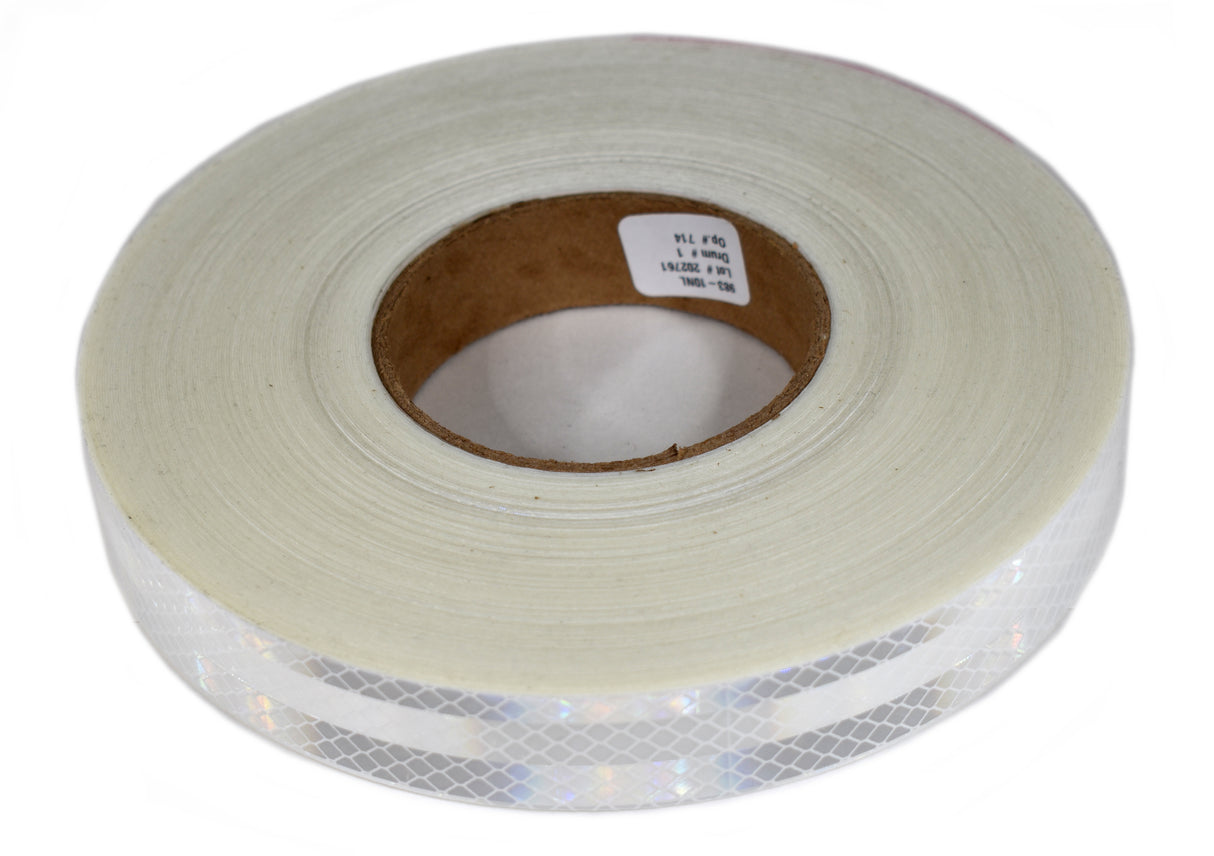 3M 30938 1" x 150' 983-10 Solid White Diamond Grade Conspicuity Tape