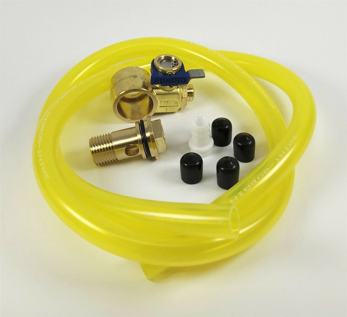 Fumoto F108SX Oil Drain Valve with HD Professional 3' Hose Kit for Fumoto S & SX Nipple