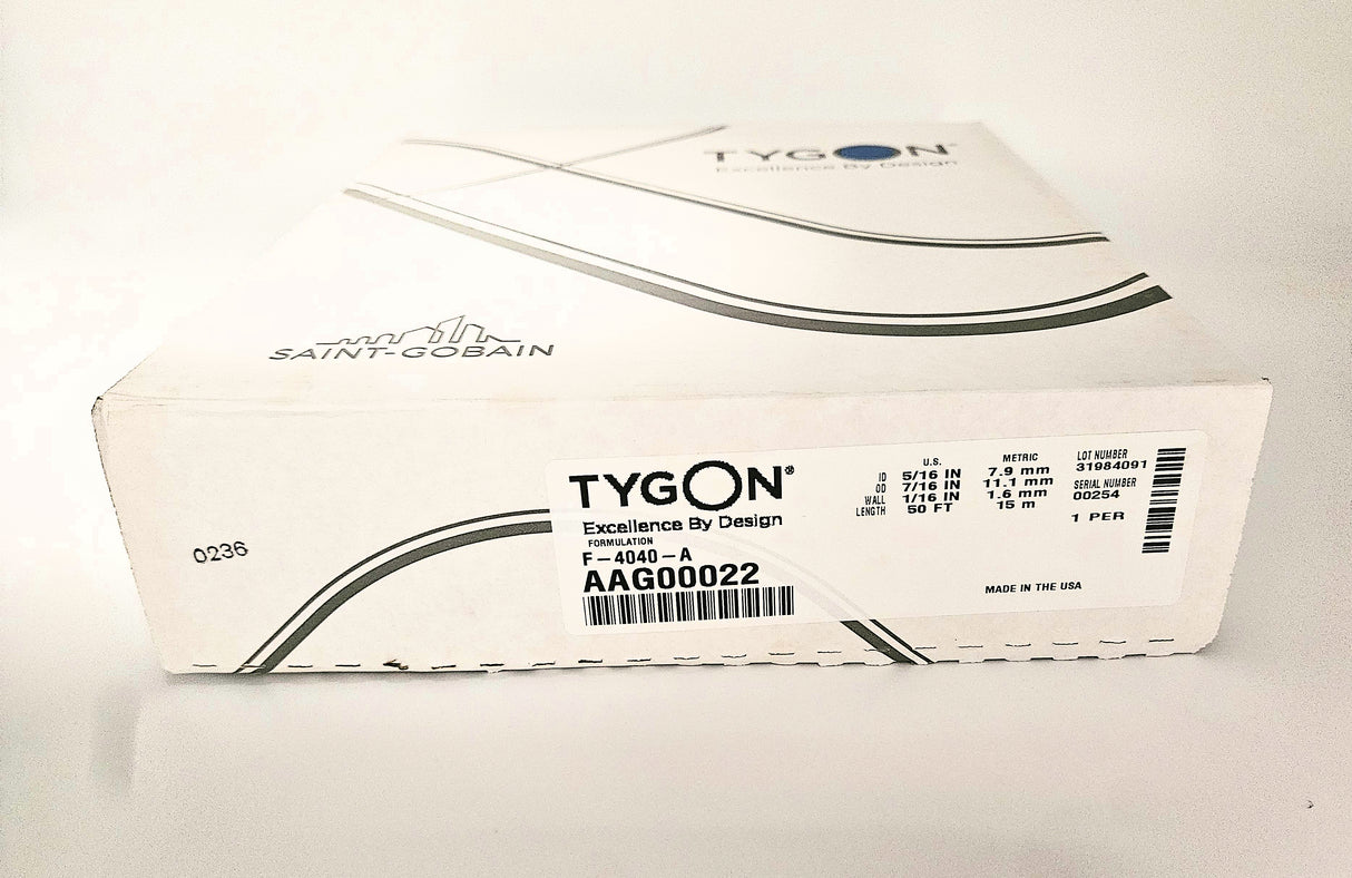 Tygon 4040A Yellow Fuel Line Tubing - 5/16 in ID x 7/16 in OD x 50 Foot