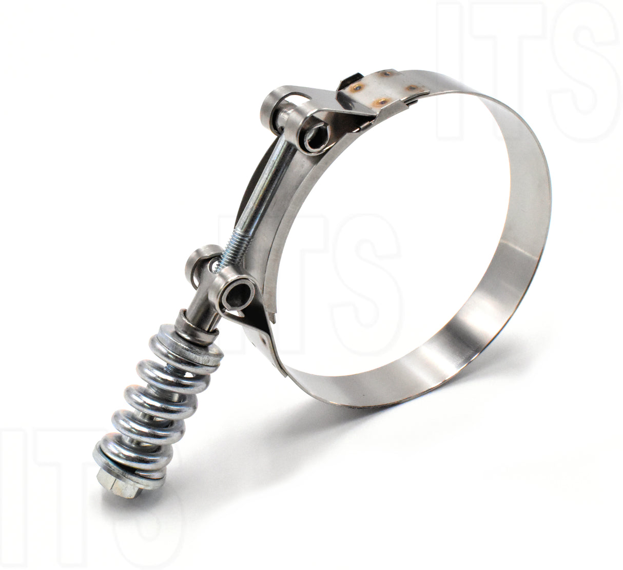 Jolly HD Spring Loaded SAE 44 T-Bolt Clamp 2-1/4" to 2-9/16" | Heavy Duty Stainless Steel