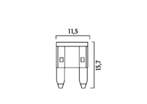 Flosser 514830 30 Amp Mini Blade Fuses ATM MIN Type (10 fuses)