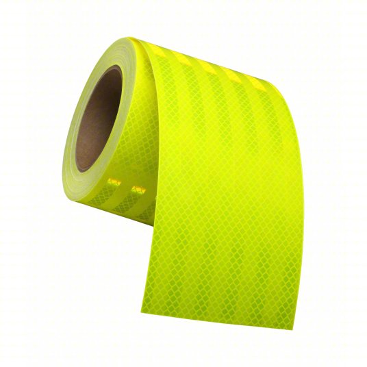 3M 3" x 30' Fluorescent Yellow-Green 983-23 Retro Reflective Marking Tape