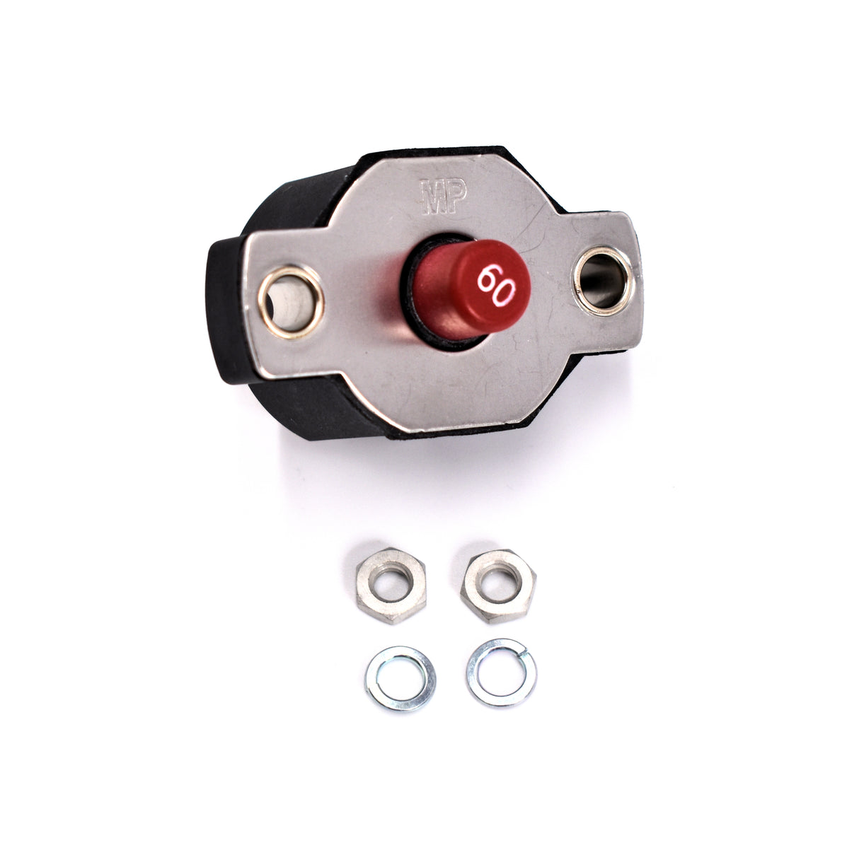 Mechanical Products - 60 Amp Push to Reset Panel Mount Circuit Breaker CBHD60 - Series 18