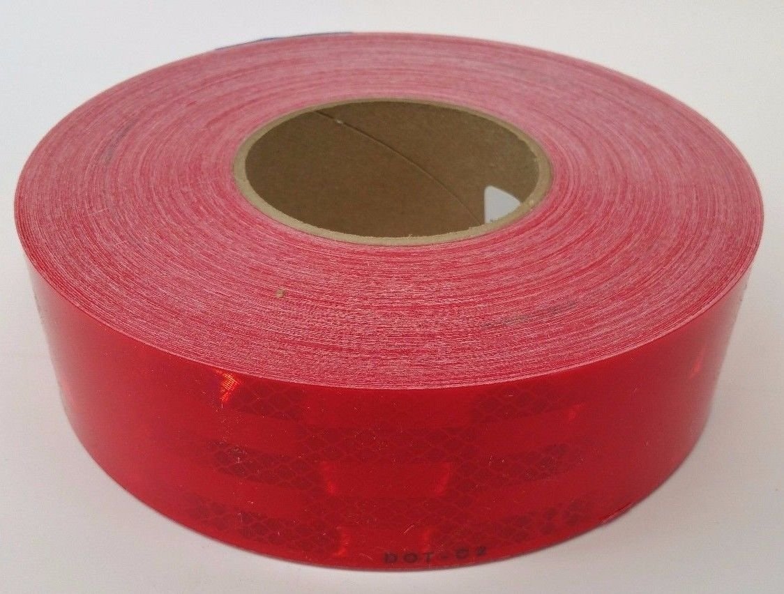 3M 67816 Red Diamond Grade Reflective Tape - 2" x 150' Roll | 983-72 DOT Conspicuity