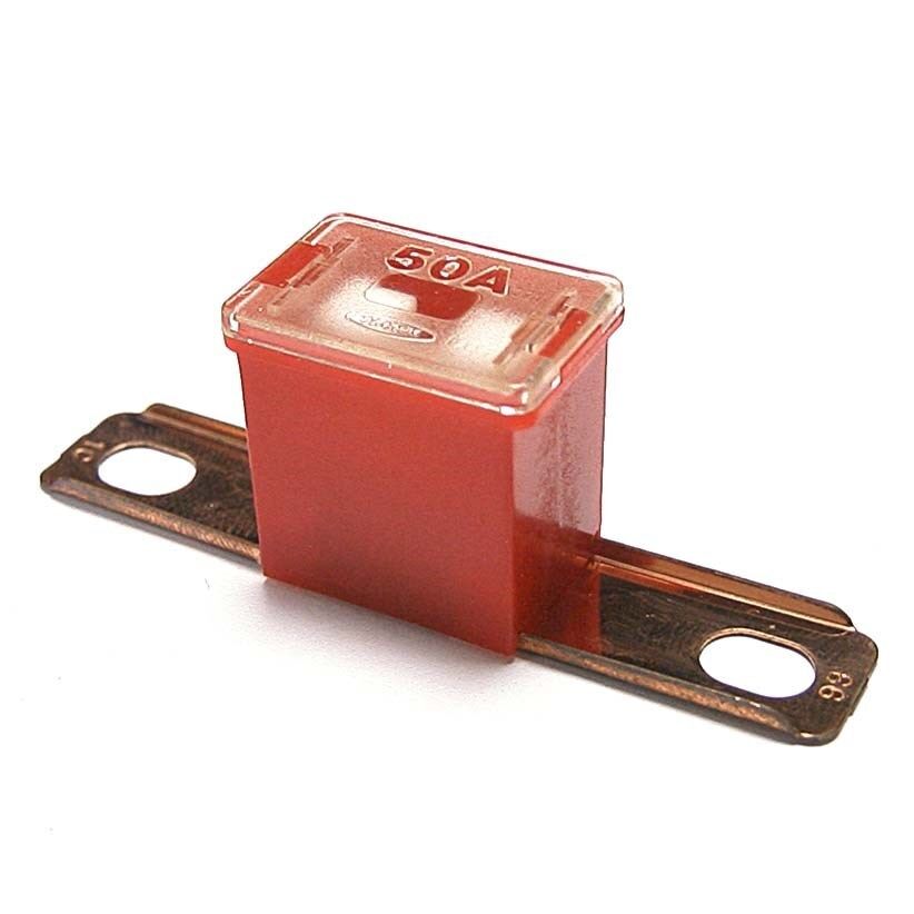 Flosser 607050 13/16" Bent Male PAL Type 50 Amp Fuse - Made in South Korea