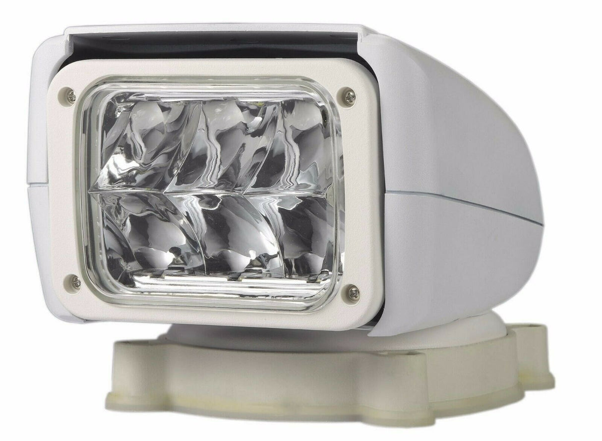 Low Profile Remote Control Spotlight 30 Watt LED White 12-24V - Truck RV Boat
