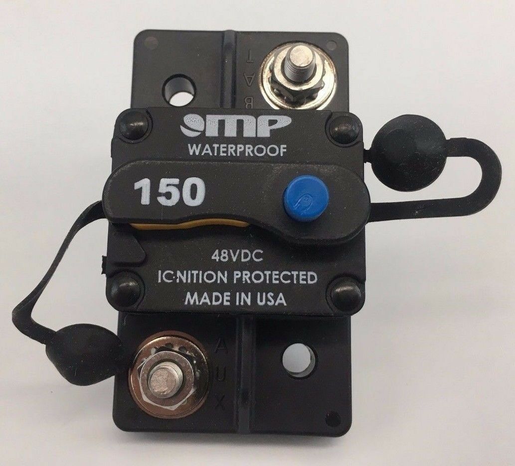 Mechanical Products - 150 Amp High Amperage Surface Mount Circuit Breaker Type 3 Manual Reset DC - Series 17