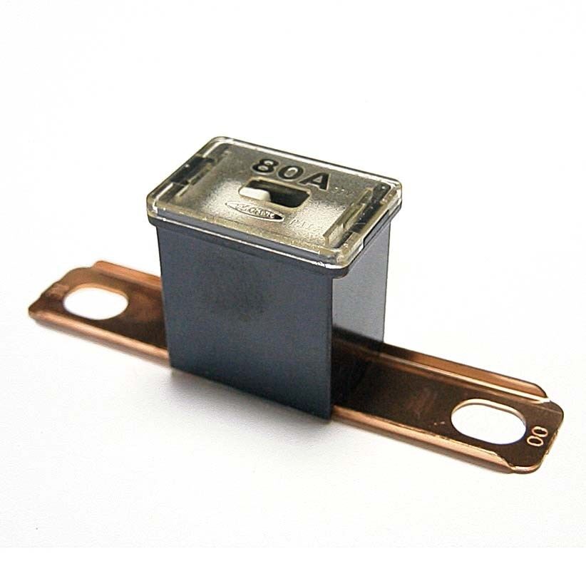 Flosser 607080 13/16" Bent Male PAL Type 80 Amp Fuse - Made in South Korea