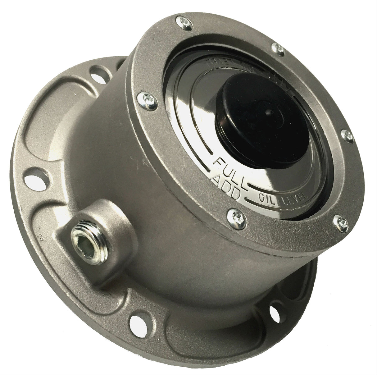 MVP Six Hole Aluminum Trailer Hubcap 5-1/2" Bolt Circle Replaces Stemco 303-4009