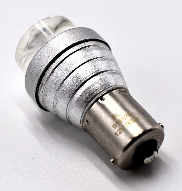 Flosser 916678 Red BA15S 12V 21W LED Mini Bulb 1156 Equivalent