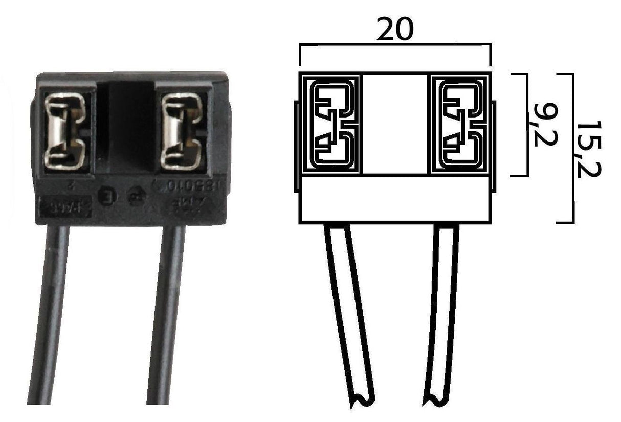 Flosser 7444 Socket for H7 Halogen Head Light - Made in Germany