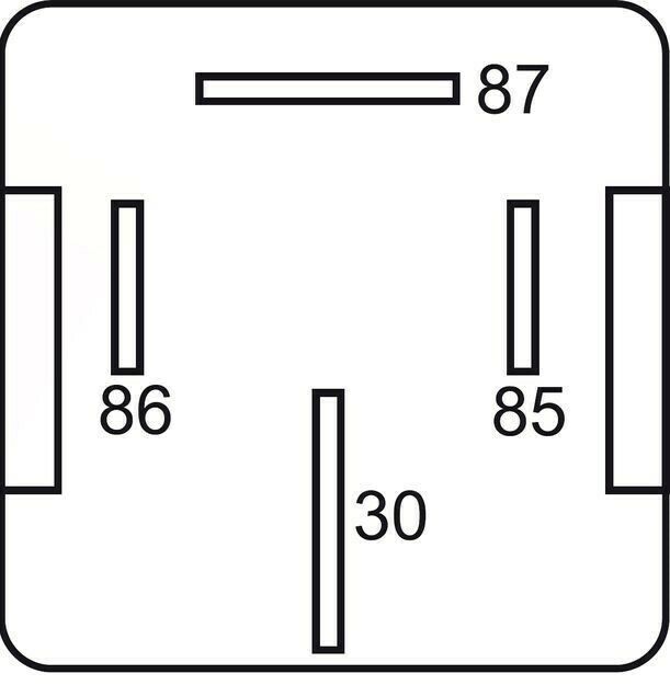 GEBE 990891 HD Relay 12 Volts 100 Amps 4 Terminal SPST Resistor Sealed - Germany