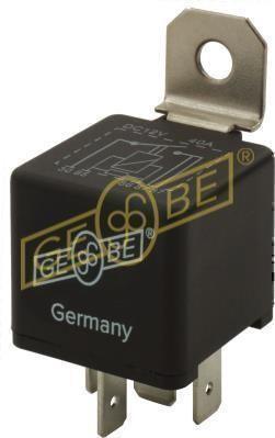 GEBE 990061 Dual 87 Terminal Mini Relay with Resistor 12V 40/30A - Made in Germany