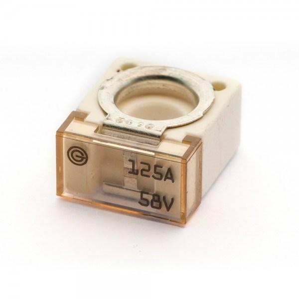 Flosser 9048125 Cube 125 Amp Ceramic Fuse - Repl ZCASE CBBF Type - Made in Europe