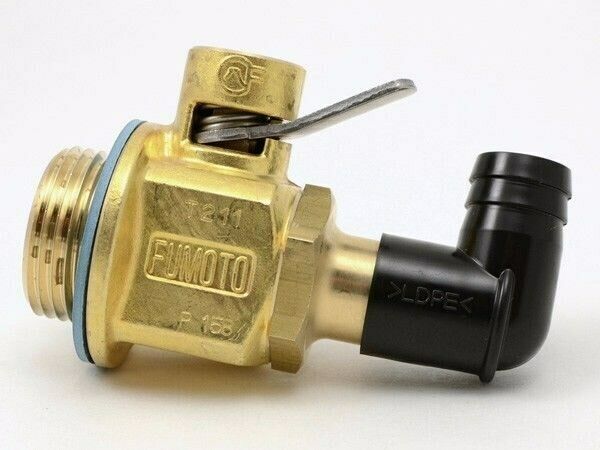 Fumoto L-002 Plastic 90 Degree Elbow for Oil Drain Valves with 5/8" Nipples