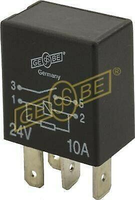 GEBE 994251 Micro Relay 4 Terminal SPST NO 24V 10A with Resistor Made ...