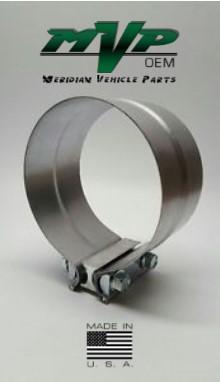 MVP 3-1/2" Aluminized Preformed Lap Joint Exhaust Clamp - JL35AA