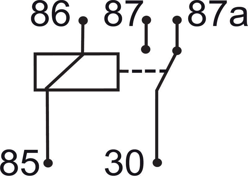 GEBE 991041 5 Terminal SPDT Heavy Duty Sealed Relay 24V 40/50A - Made in Germany
