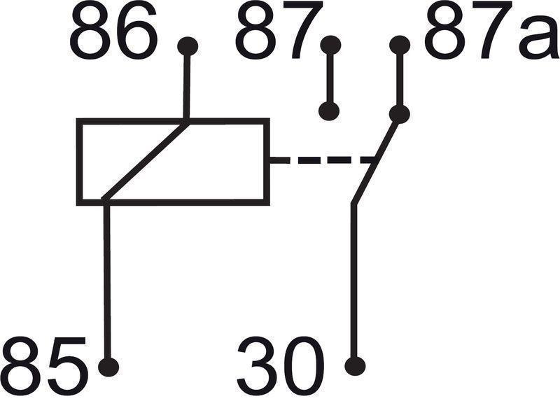 GEBE 990551 5 Terminal Sealed Changeover Micro Relay 12V 15/25A Made in Germany