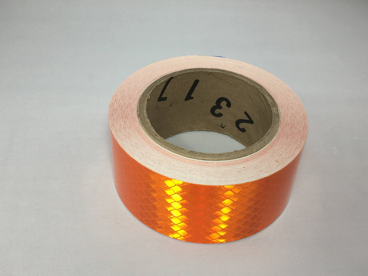 Orafol 2" x 30' Roll of 5900 Series Orange Reflective Tape - Genuine USA Made