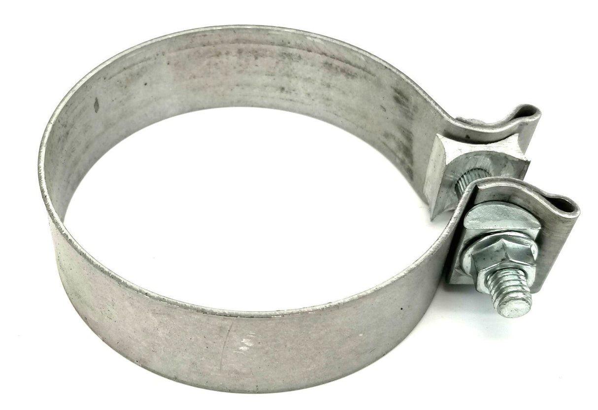 MVP 4" Aluminized Exhaust Muffler Turbo Stack Pipe Clamps Replaces Accuseal USA Made