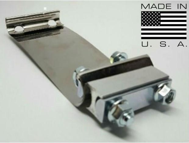 MVP 2-3/4" I-Block Stainless Steel Exhaust Flat Band Clamp - JE275SA