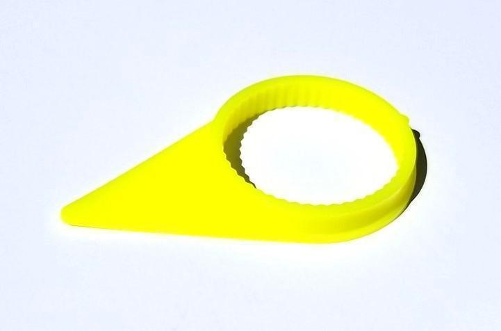 MVP Loose Wheel Nut Check Indicator 10Pc Fluorescent Yellow for 32mm(1-1/4")Lugs