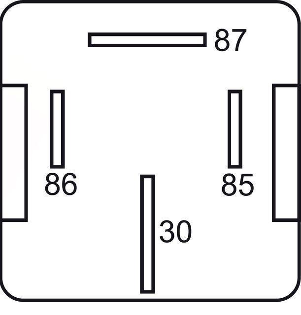 GEBE 990141 4 Terminal Heavy Duty SPST NO Relay 24V 70A - Made in Germany