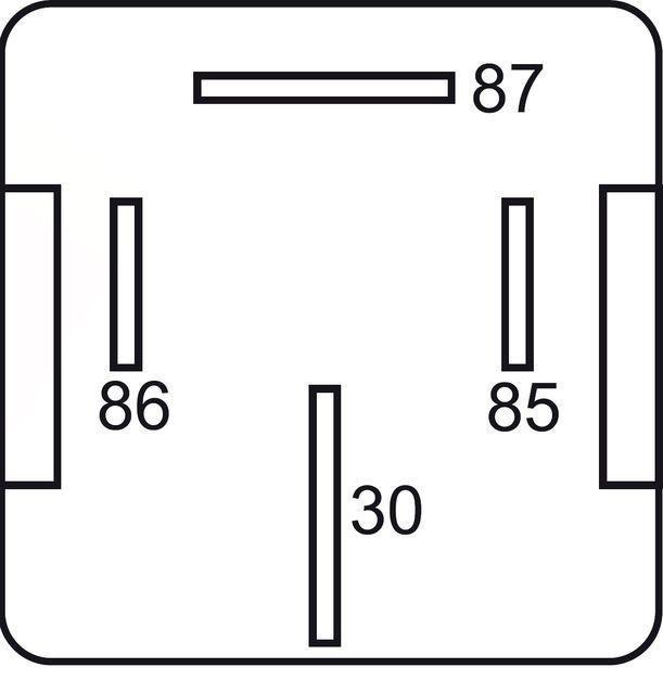 GEBE 990111 Heavy Duty Relay 12V 70 Amps 4 Terminal NO SPST Made in Germany