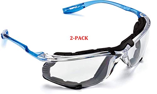 3M Virtua CCS Safety Glasses 2 Pr 11872-00000-20 Foam Clear Anti Fog Lens