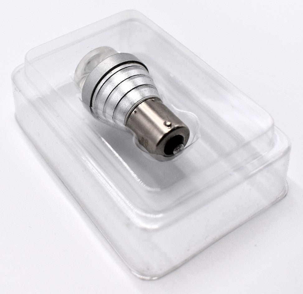 Flosser 916678 Red BA15S 12V 21W LED Mini Bulb 1156 Equivalent