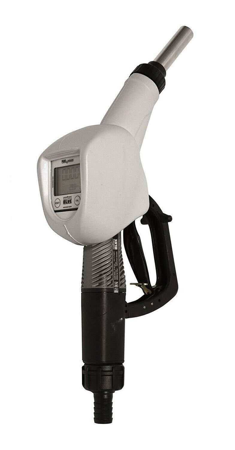 Piusi F00617010 SB325 Automatic DEF Fluid Nozzle with Meter 9 GPM 3/4" BSP Inlet