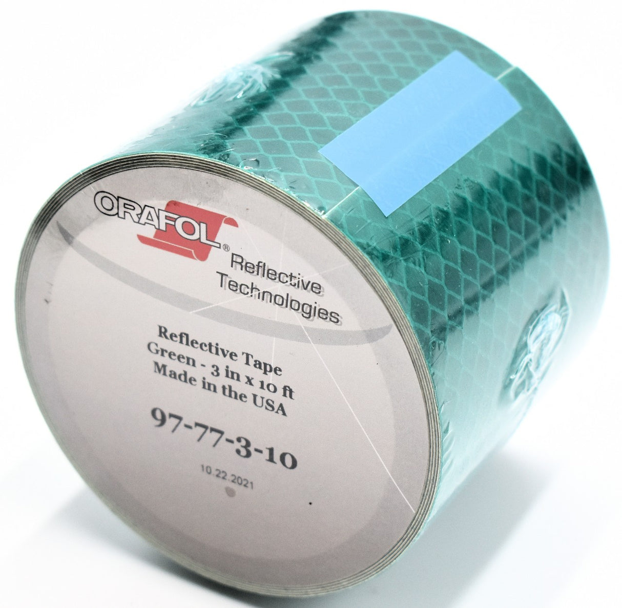 Orafol 3" x 10' Roll Green Reflective Tape 5900 Series - Made in the USA