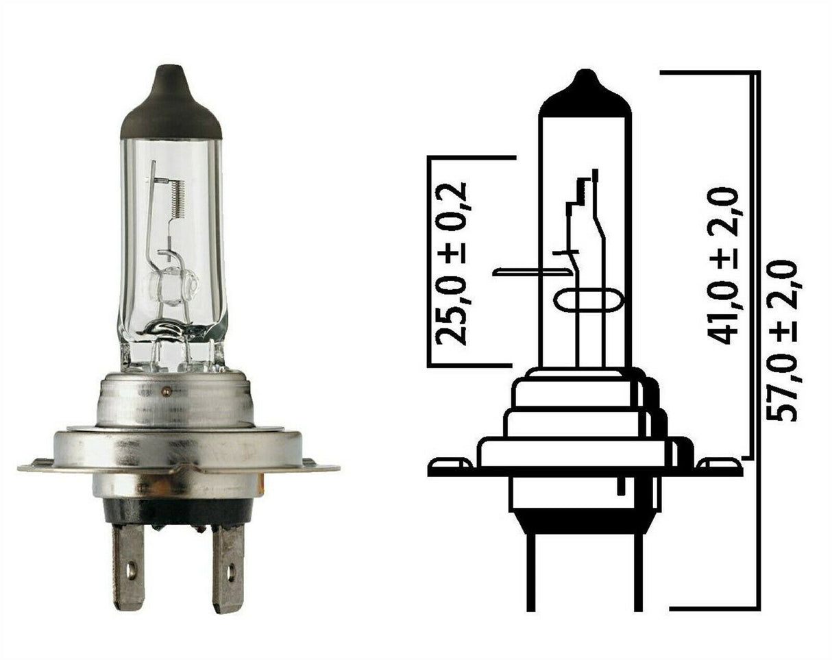 Flosser 2070 H7 12 Volt 55 Watt Halogen Light Bulb