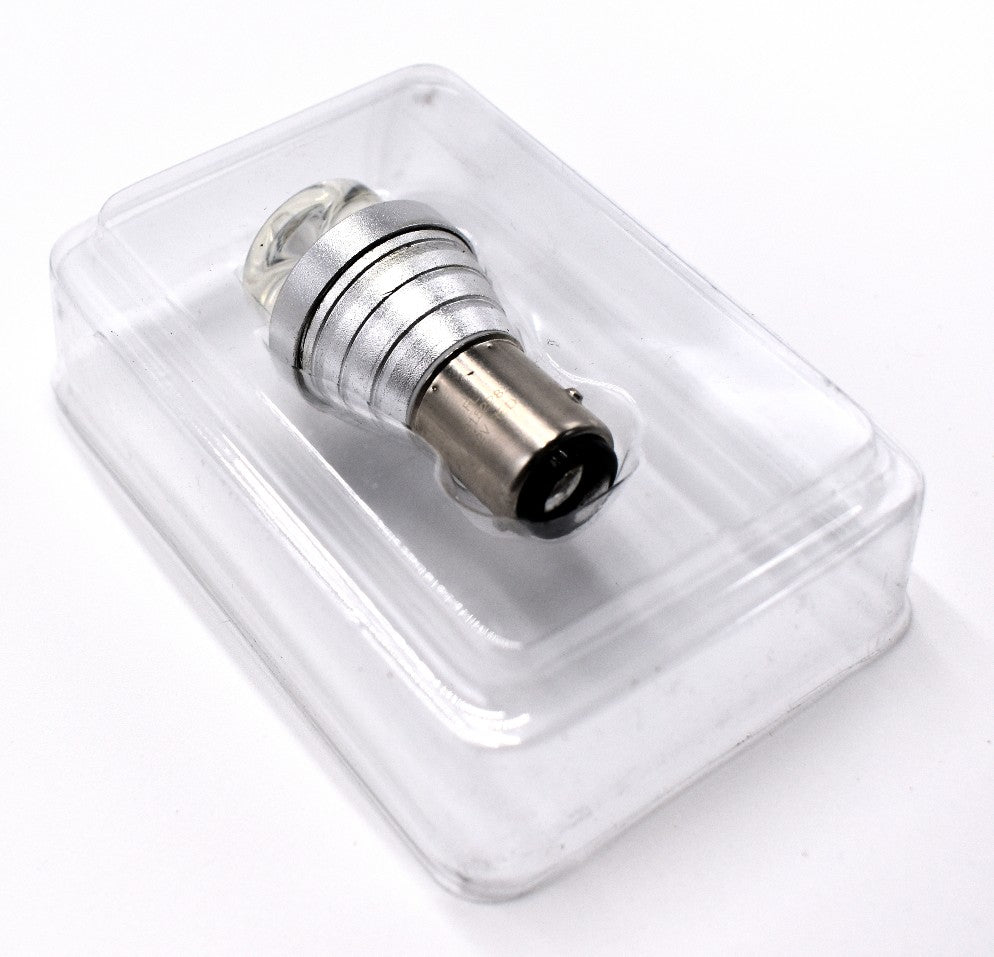 Flosser 915228 Red BA15D 12-24V 21/5W LED Mini Bulb 1157 Equivalent