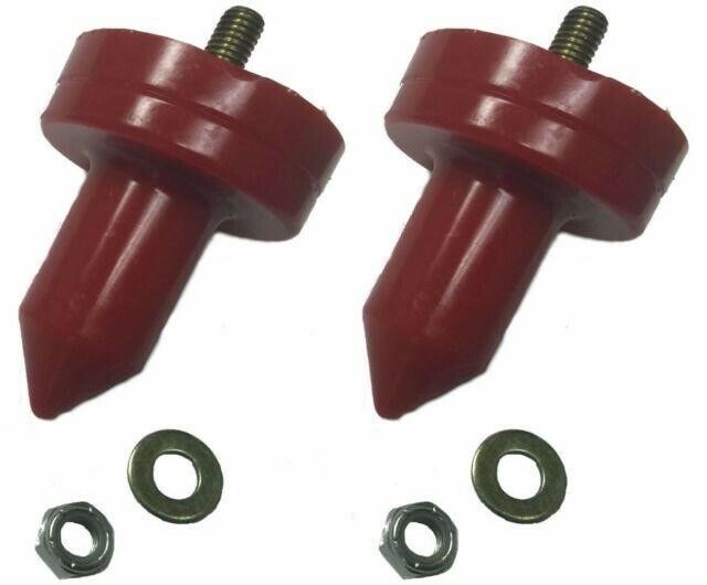 Energy Suspension 32.4001R Red Poly Hood Pin Support Bushings for Kenworth (2)