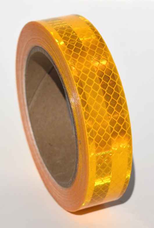 3M 30887-30 1" x 30' School Bus Yellow Tape Conspicuity Reflective Marking 983